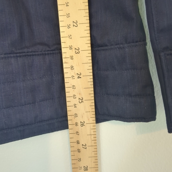 Columbia Omni Shield Jacket Women's Large Dark Blue Outdoor Gorpcore Hooded - Picture 6 of 11